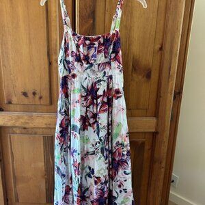 Colorful Summer Dress by Aryeh - Size Medium - Cotton